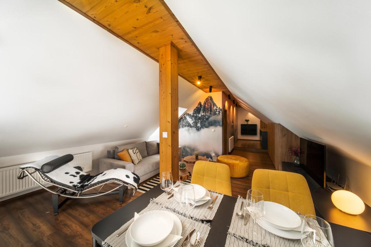Cozy Mountain Attic Apartment In High Tatras Vel'ka Lomnica Exteriör bild